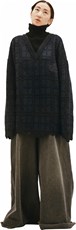 Balenciaga Grey & Black Logo Sweater 198954